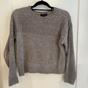 COPY - ASOS New Look light grey soft chenille sweater